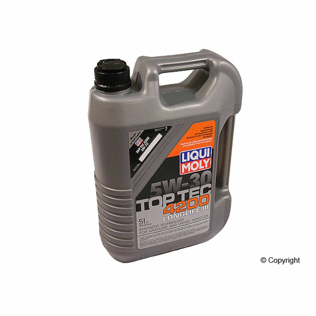 TDI Engine Oil Liqui Moly Top Tec 4200 SAE 5W-30 5 Liter – Parts4VWs