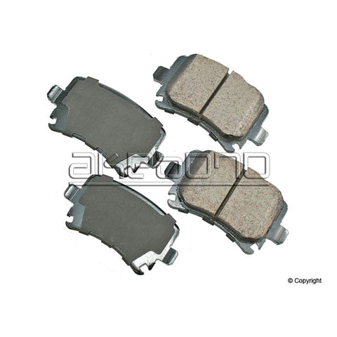 Rear Brake Pad Set MK5 R32 /GTI/ GLI/Golf R/B6 Passat/CC (Akebono Euro)