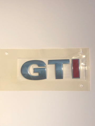 GTI w/RED I Nameplate in MK4 Font